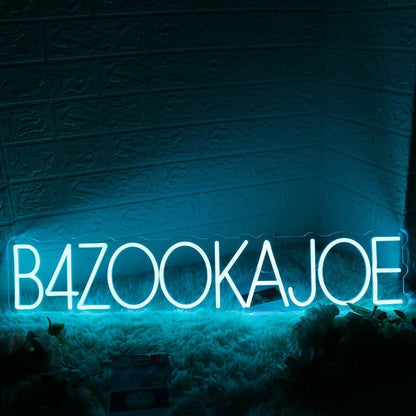 B4zookajoe Blue Led Neon Sign - Shineneon