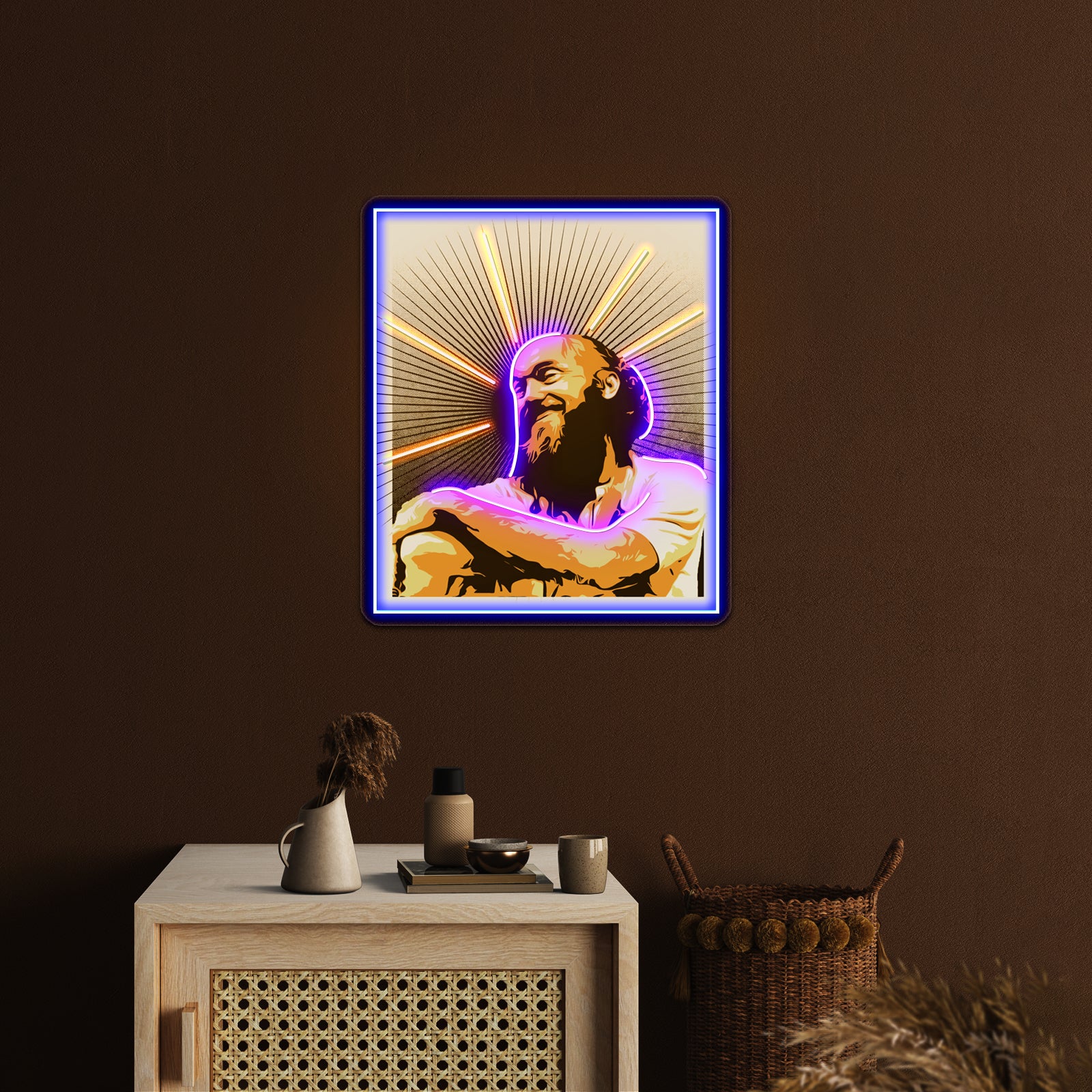 Baby Billy Bible Bonkers Artwork Led Neon Sign