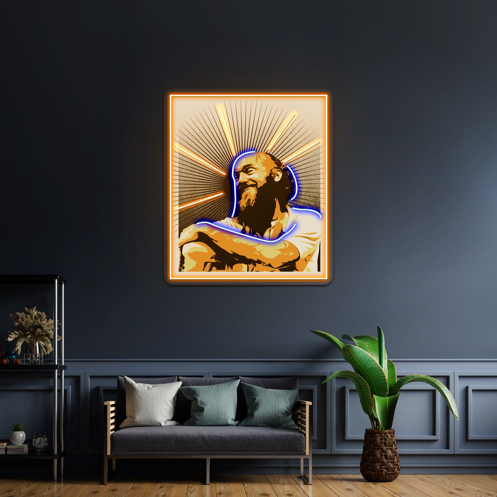 Baby Billy Bible Bonkers Artwork Led Neon Sign