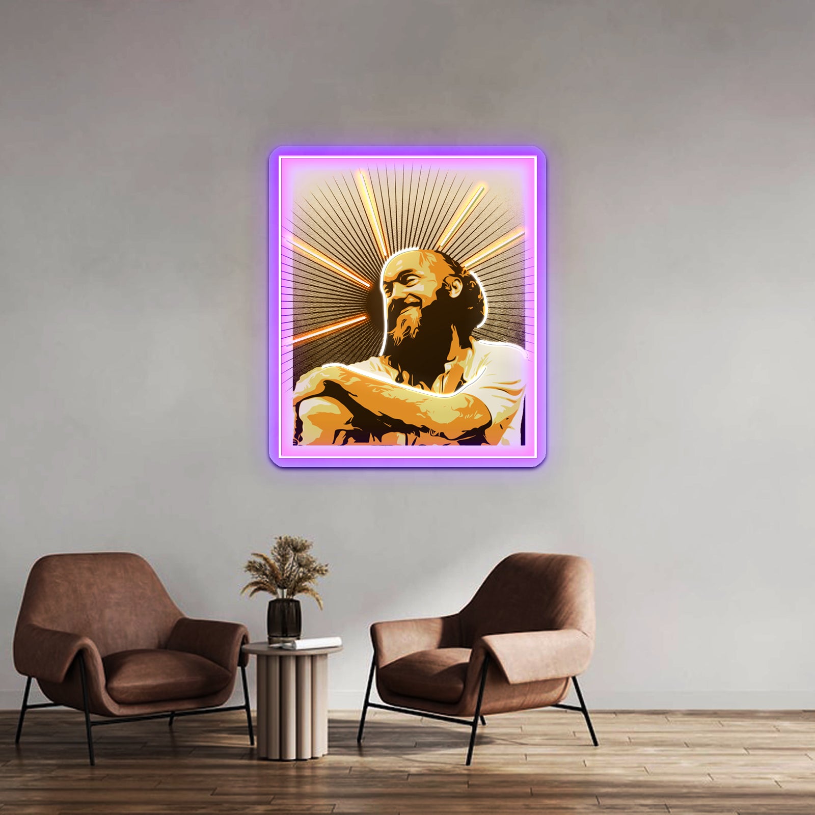 Baby Billy Bible Bonkers Artwork Led Neon Sign