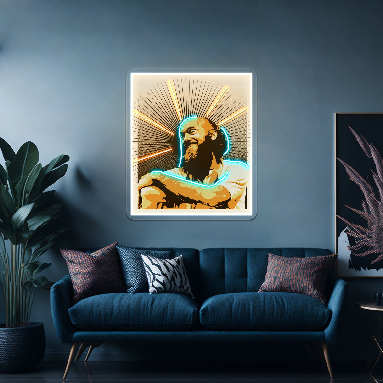 Baby Billy Bible Bonkers Artwork Led Neon Sign