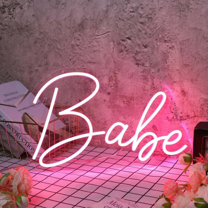Babe Red Custom Led Neon Sign - Shineneon