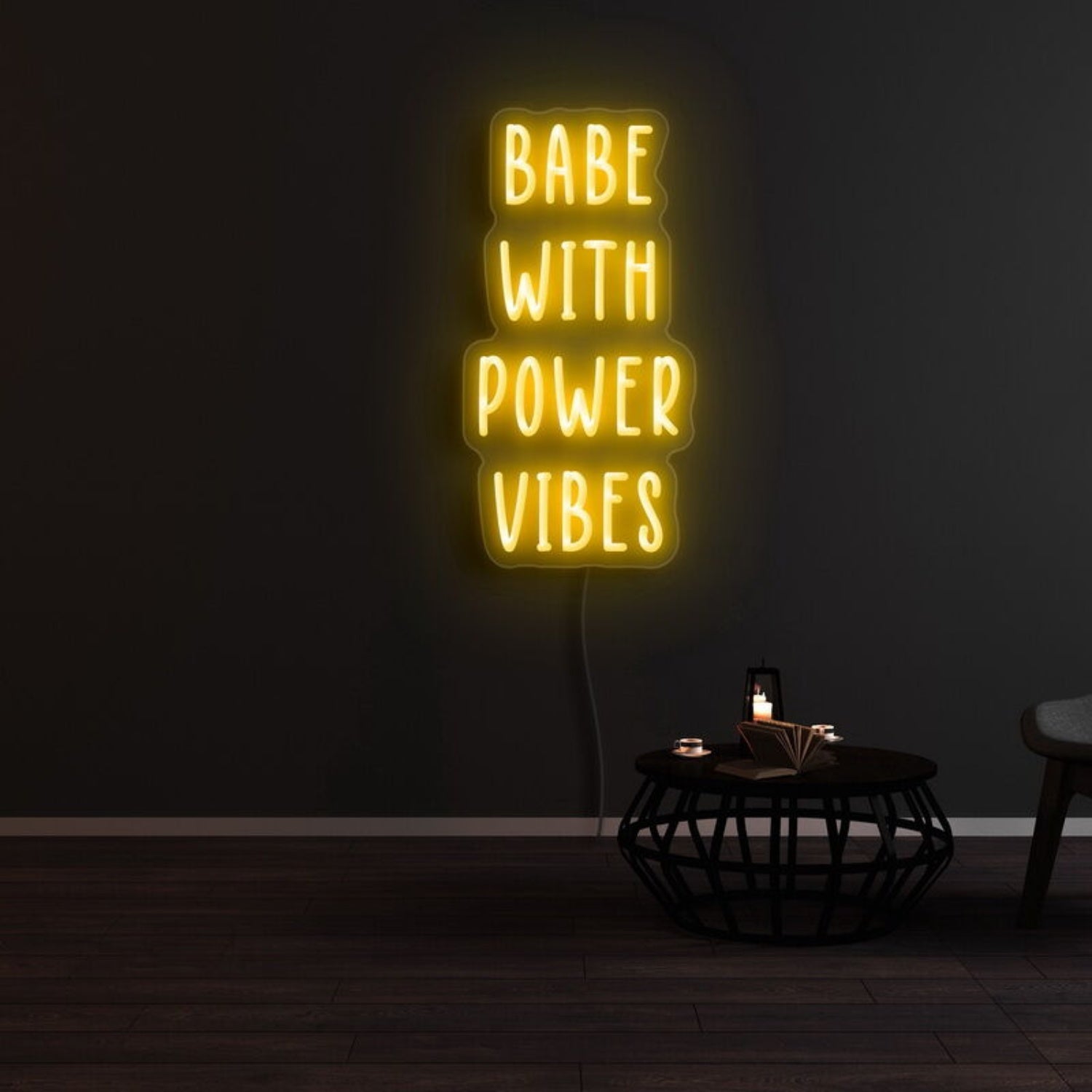 Babe With Power Vibes Neon Sign | Shineneon