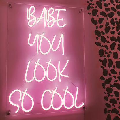 Babe Youre Incredibly Cool Neon Sign | Shineneon