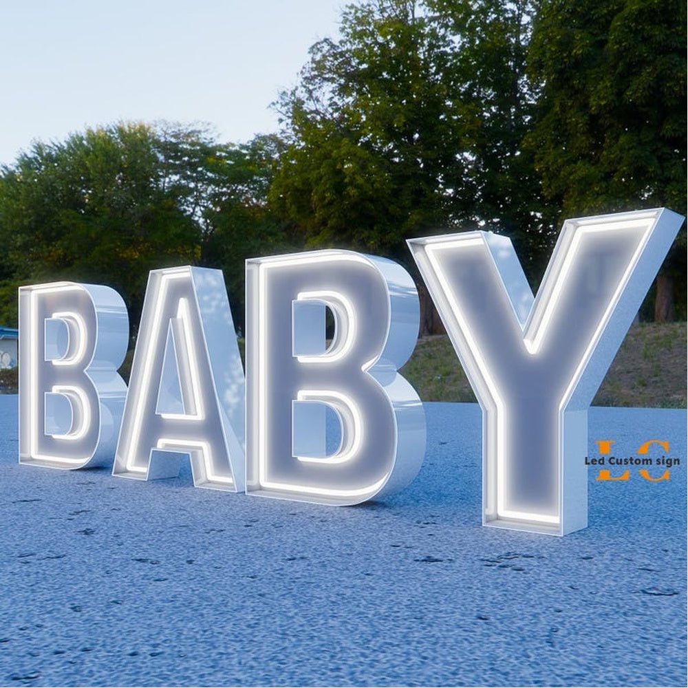 Baby 3D Frontlit Channel Letters Led Light Sign - Shineneon