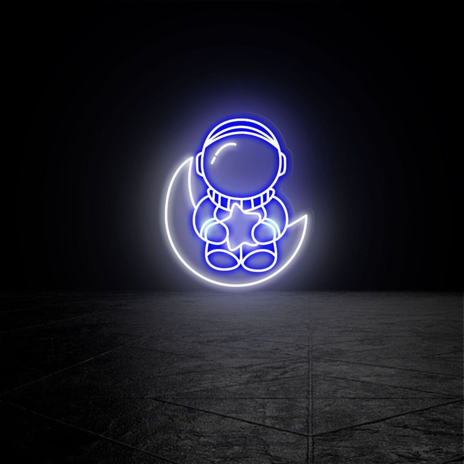 Baby Astronaut Led Neon Sign For Home Decparties And More - Shineneon