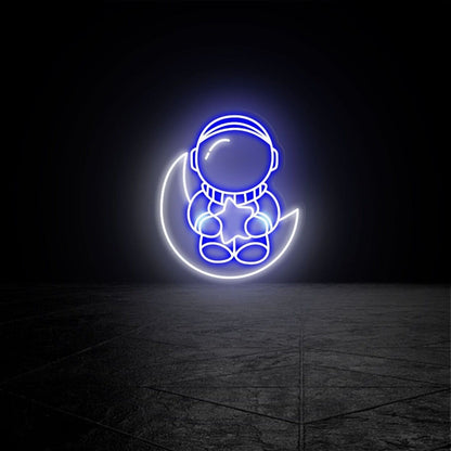 Baby Astronaut Led Neon Sign For Home Decparties And More - Shineneon