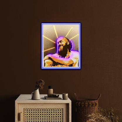 Baby Billy Bible Bonkers Artwork Led Neon Sign - Shineneon