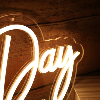 Baby Day Yellow Led Neon Sign - Shineneon