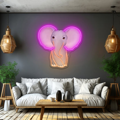 Baby Elephant Neon Signs For Home Decor - Shineneon