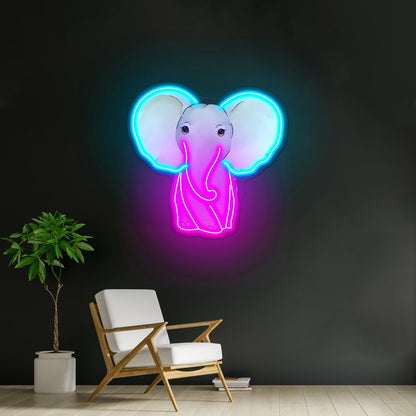 Baby Elephant Neon Signs For Home Decor - Shineneon