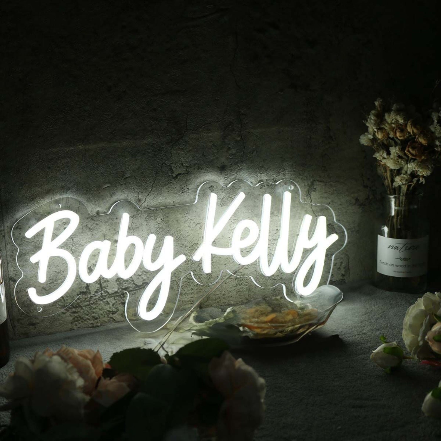 Baby Kelly White Neon Sign | Shineneon