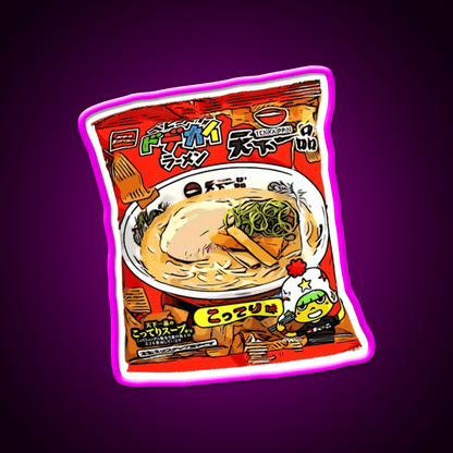 Baby Star Crispy Noodle Snack Tenkaippin Snack Food Led Neon Sign Rgb Color - Shineneon