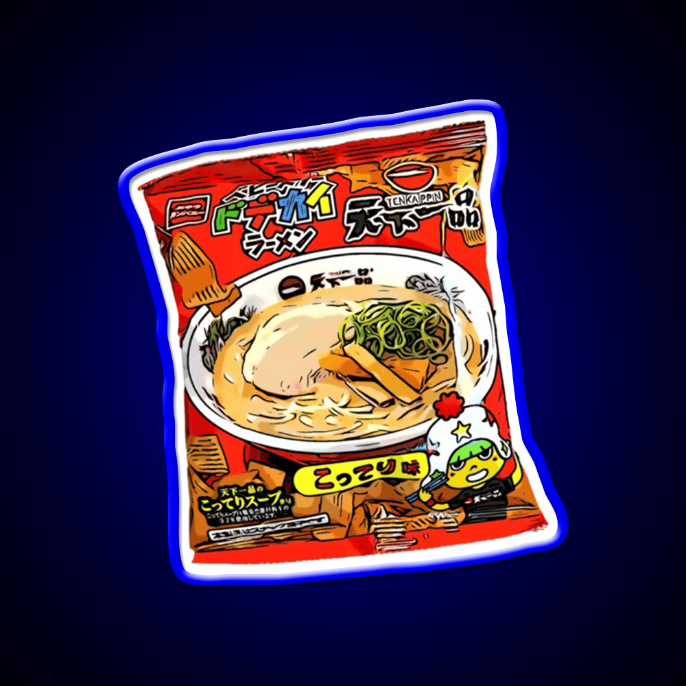 Baby Star Crispy Noodle Snack Tenkaippin Snack Food Led Neon Sign Rgb Color - Shineneon