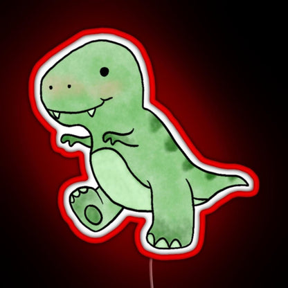 Baby T Rex Rgb Led Neon Sign Pop Wall Art - Shineneon