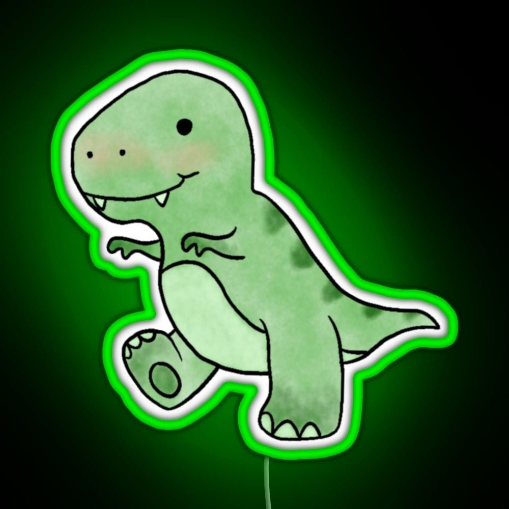 Baby T Rex Rgb Led Neon Sign Pop Wall Art - Shineneon