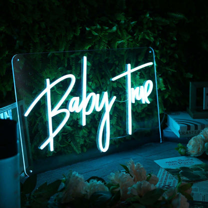 Baby True Blue Neon Sign | Shineneon