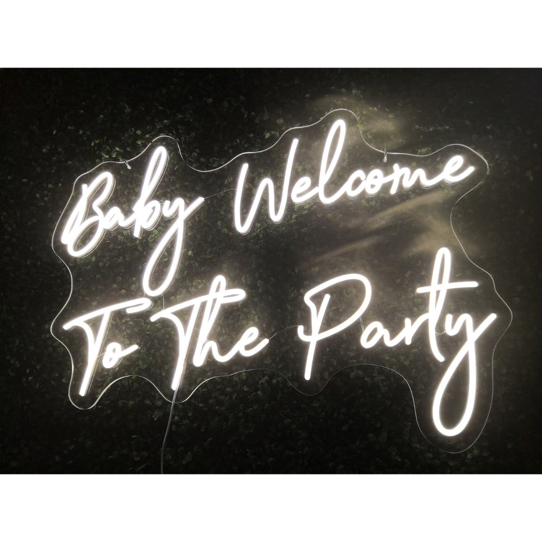 Baby Welcome To The Party Led Sign Business Neon Sign