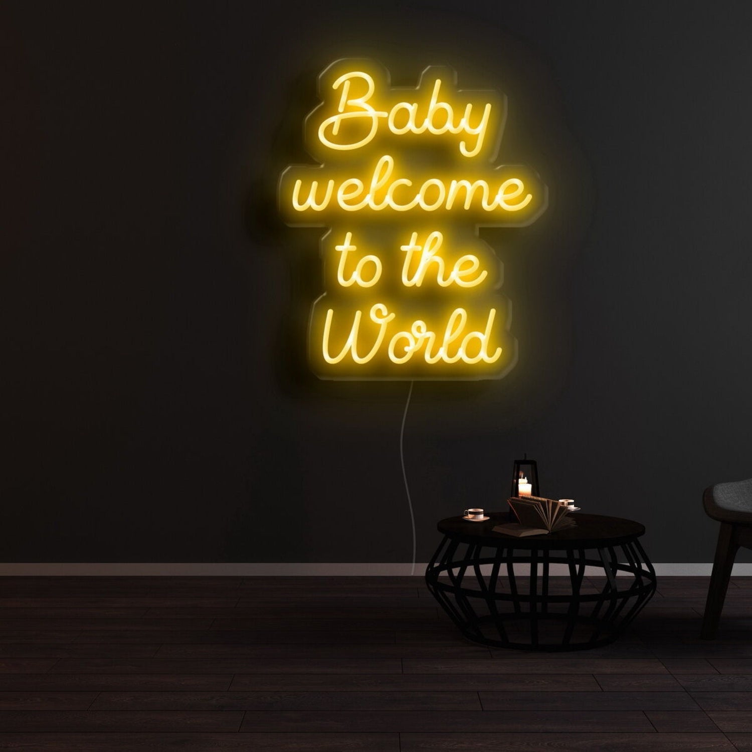 Baby Welcome To The World Led Neon Sign - Shineneon