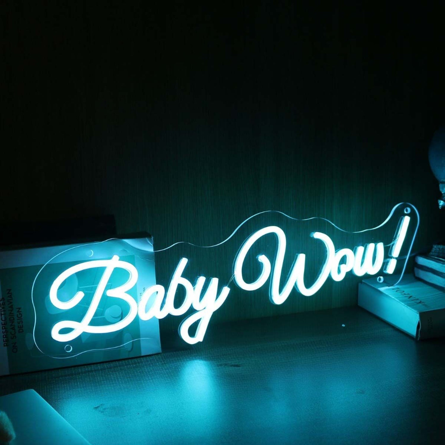 Baby Wow Blue Led Neon Sign - Shineneon