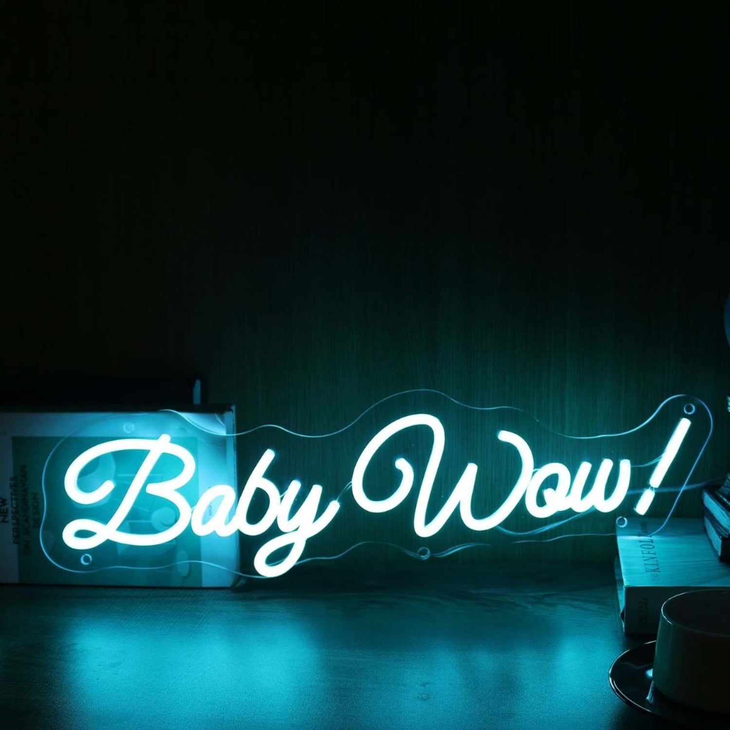 Baby Wow Blue Led Neon Sign - Shineneon