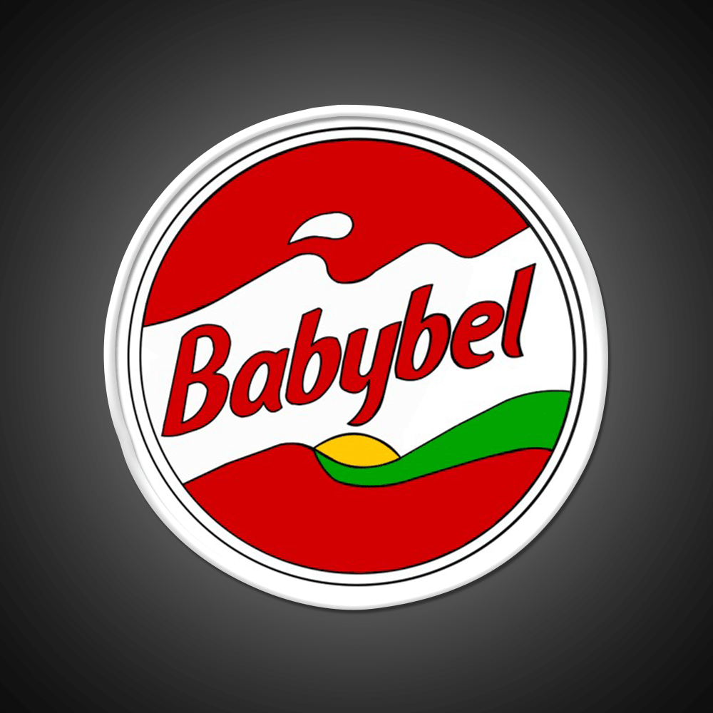 Babybel Cheese Snack Food Led Neon Sign Rgb Color - Shineneon