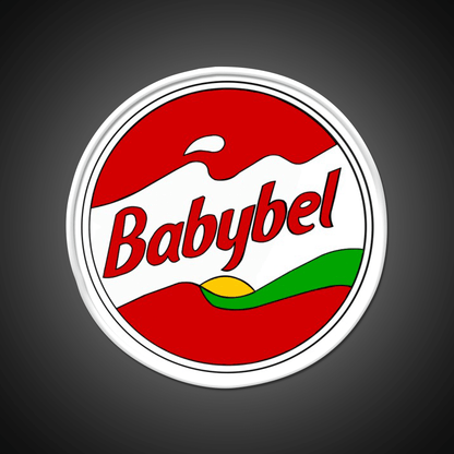 Babybel Cheese Snack Food Led Neon Sign Rgb Color - Shineneon