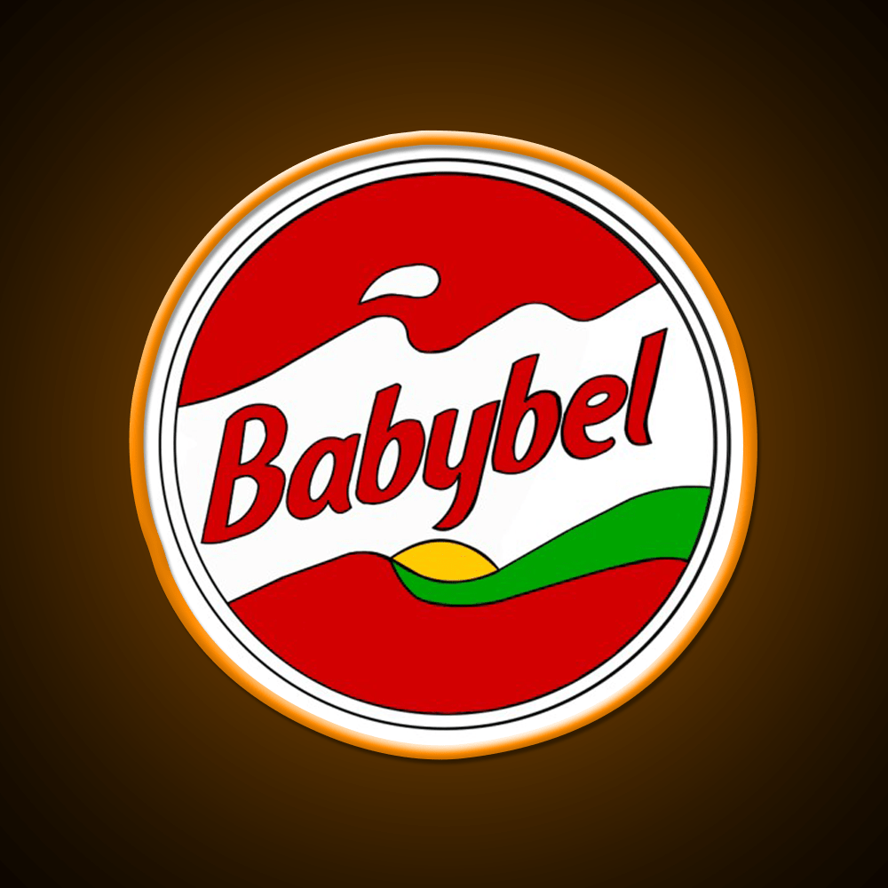 Babybel Cheese Snack Food Led Neon Sign Rgb Color - Shineneon