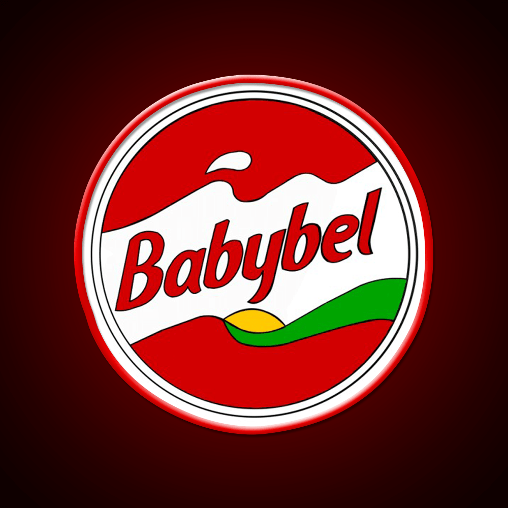 Babybel Cheese Snack Food Led Neon Sign Rgb Color - Shineneon