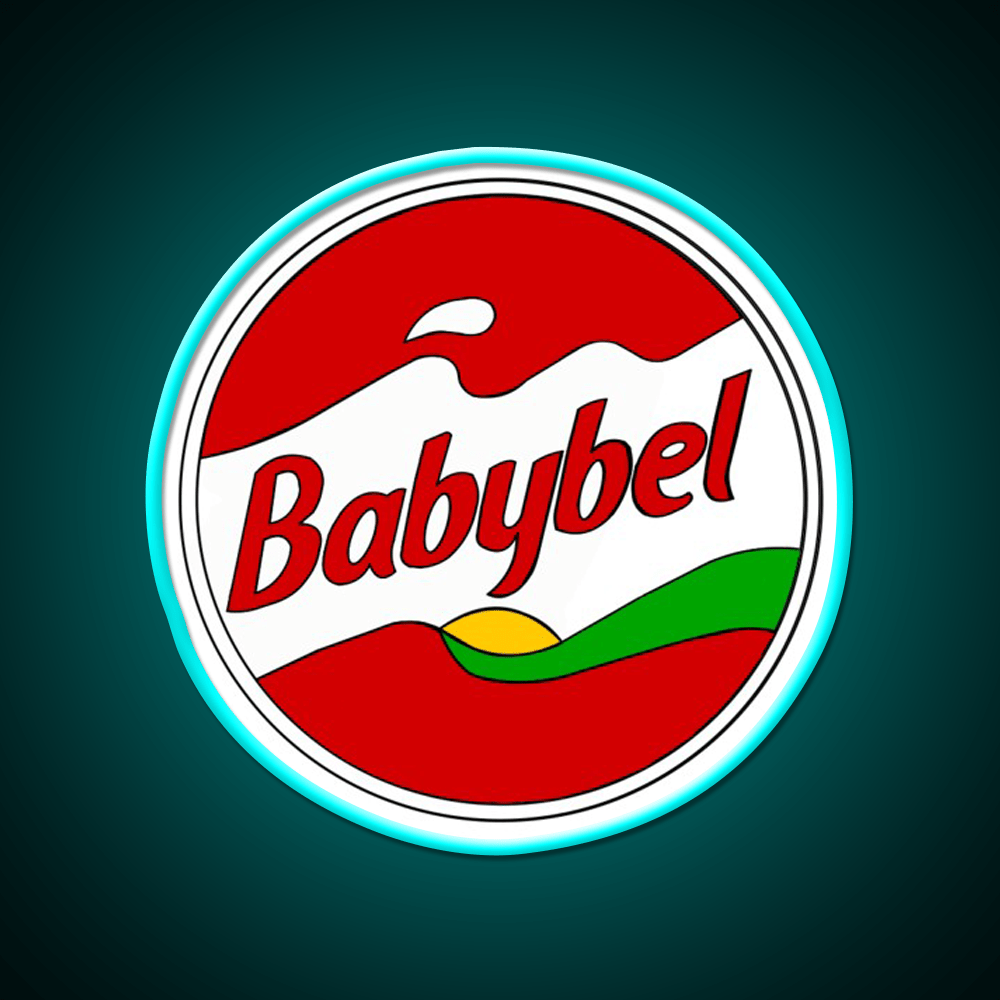Babybel Cheese Snack Food Led Neon Sign Rgb Color - Shineneon