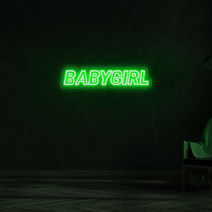 Babygirl Blue Led Neon Sign For Modern Bedroom Home Decor | Shineneon