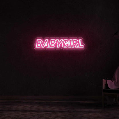 Babygirl Blue Led Neon Sign For Modern Bedroom Home Decor | Shineneon