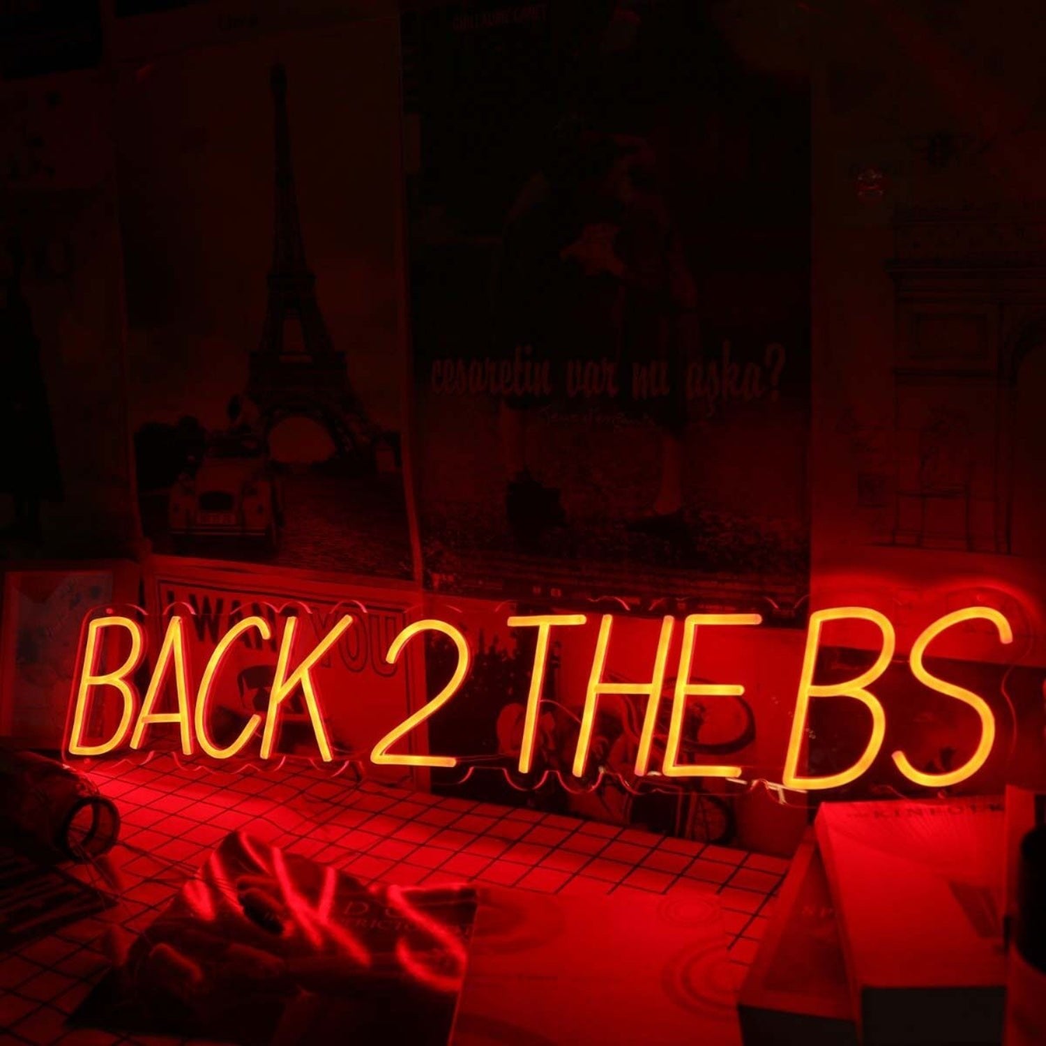Back 2 The Bs Red Custom Led Neon Sign - Shineneon