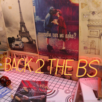 Back 2 The Bs Red Custom Led Neon Sign - Shineneon
