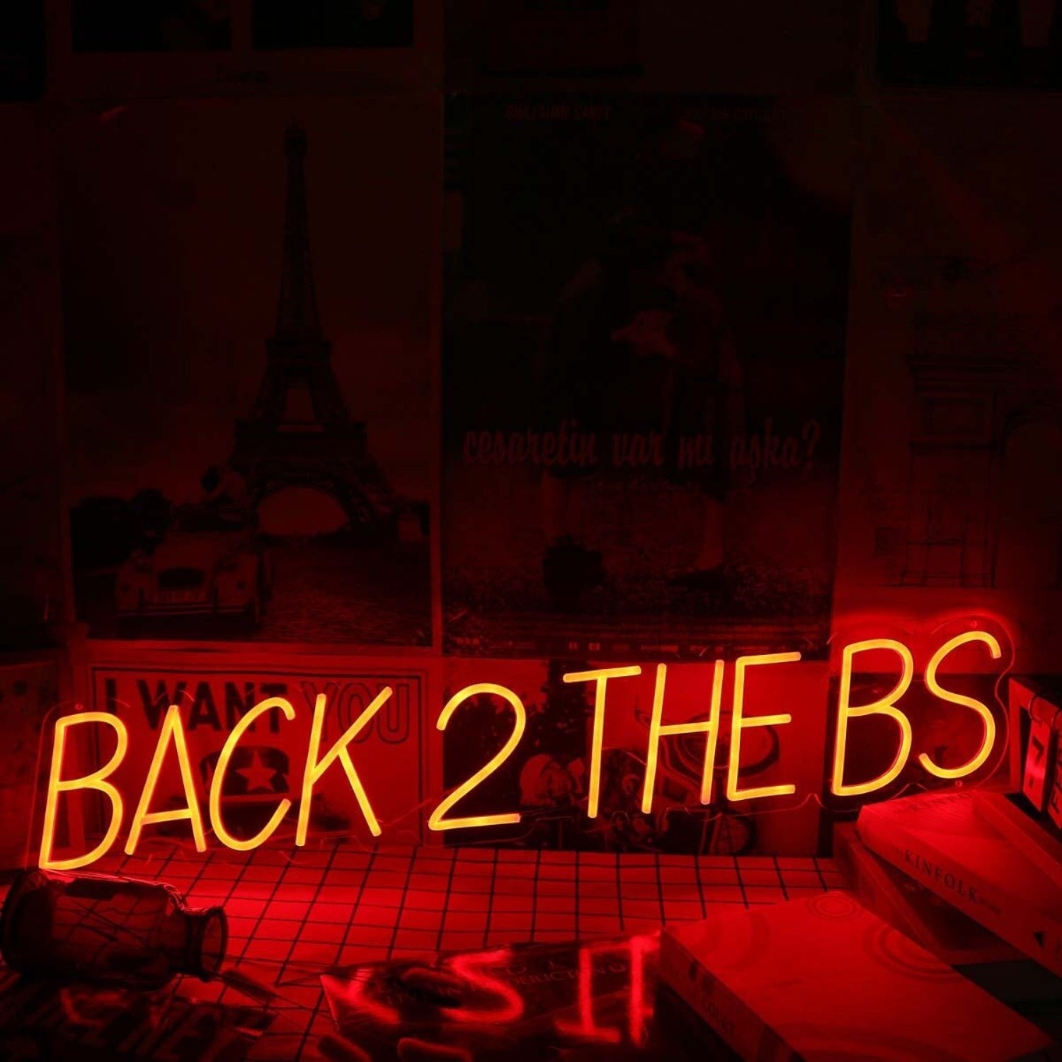 Back 2 The Bs Red Custom Led Neon Sign - Shineneon