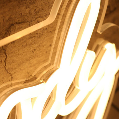 Back And Body Yellow Led Neon Sign - Shineneon