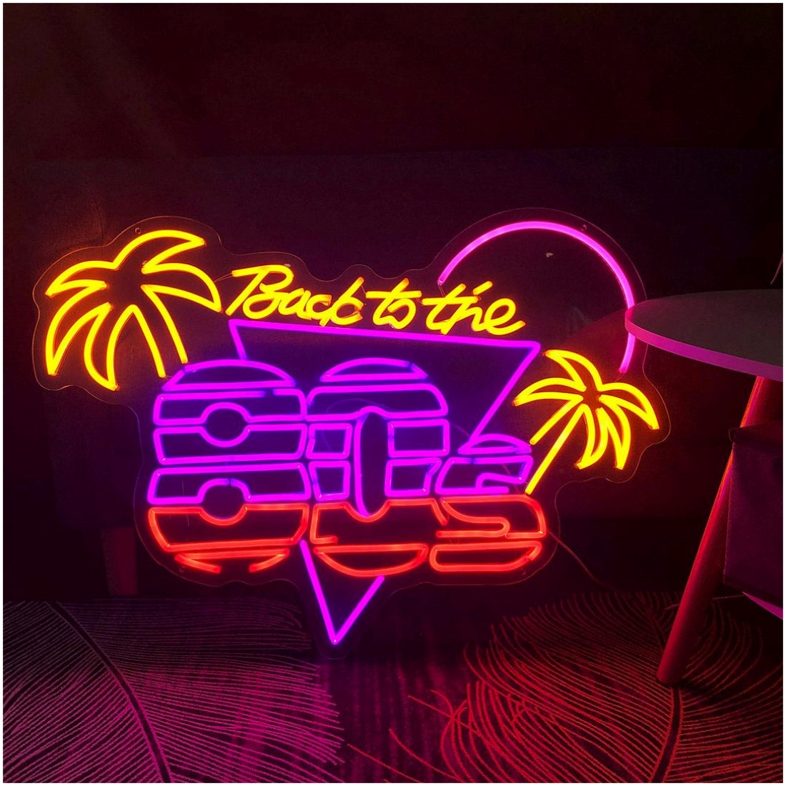 Back To The 80s Bar Led Sign Business Neon Sign