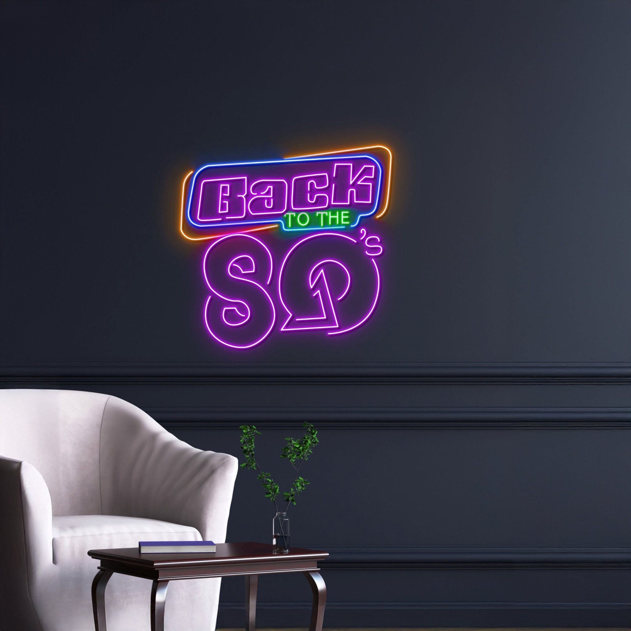Back To The 80S Neon Sign Wall Decor - Shineneon