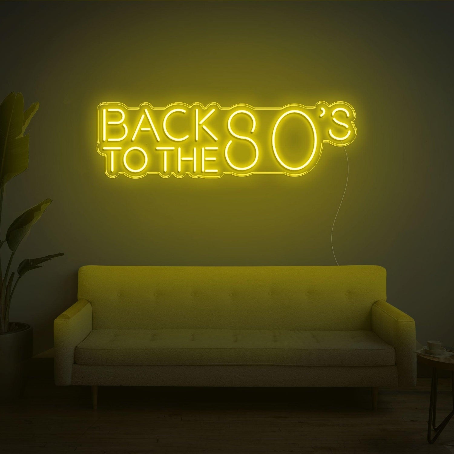 Back To The 80s Retro Purple Led Neon Sign For Home Bar Cafe Decor | Shineneon