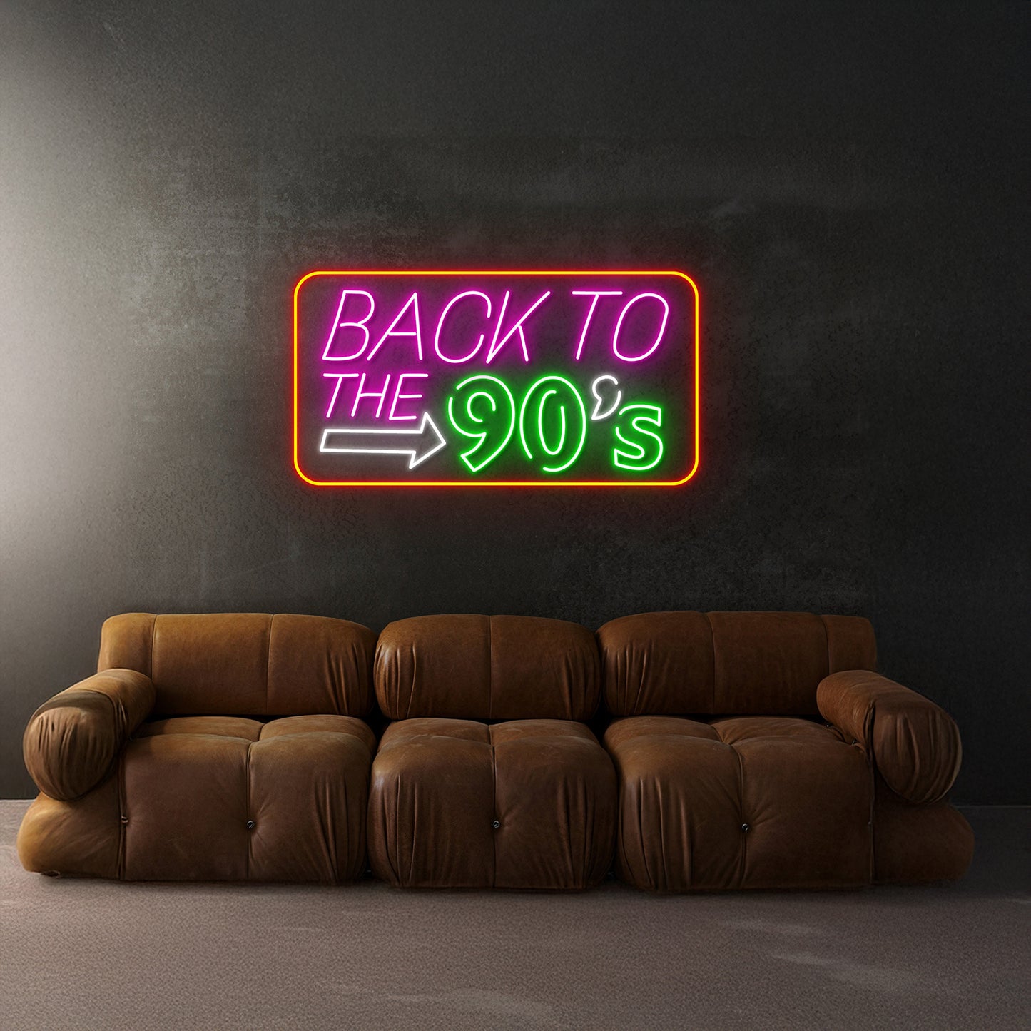 Back To The 90S Neon Sign Wall Decor Disco Club Decor