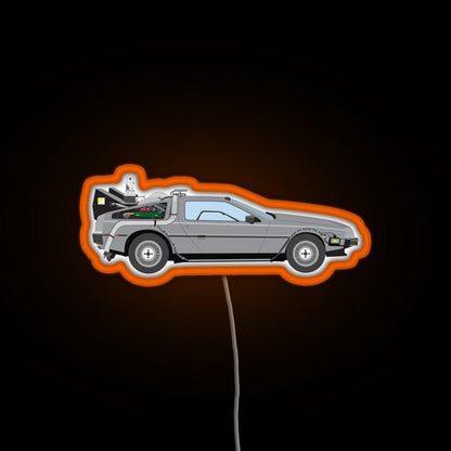 Back To The Future Rgb Led Neon Sign Pop Wall Art - Shineneon