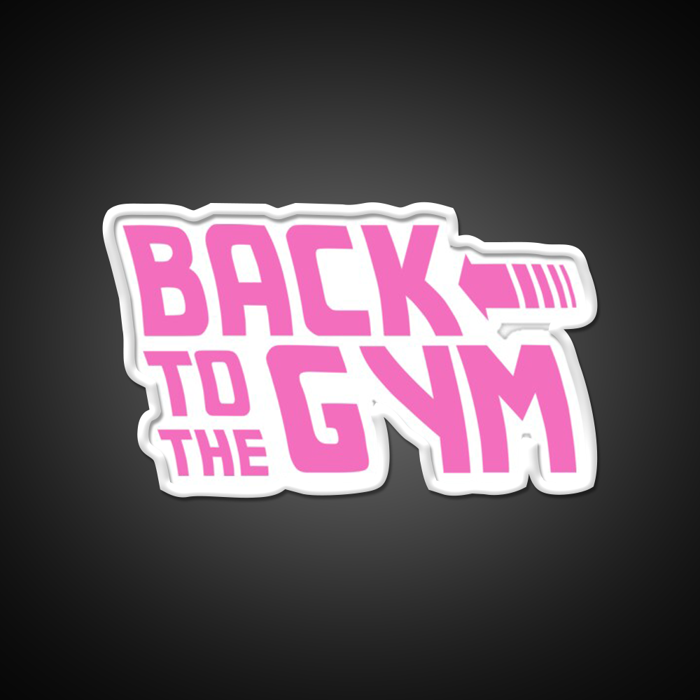 Back To The Gym Fitness Led Neon Sign Rgb Color