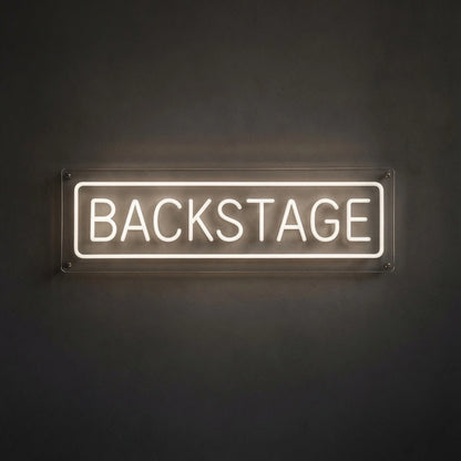 Backstage LED Neon Sign - 01 Original Product Image
