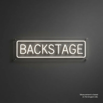 Backstage LED Neon Sign - Shineneon