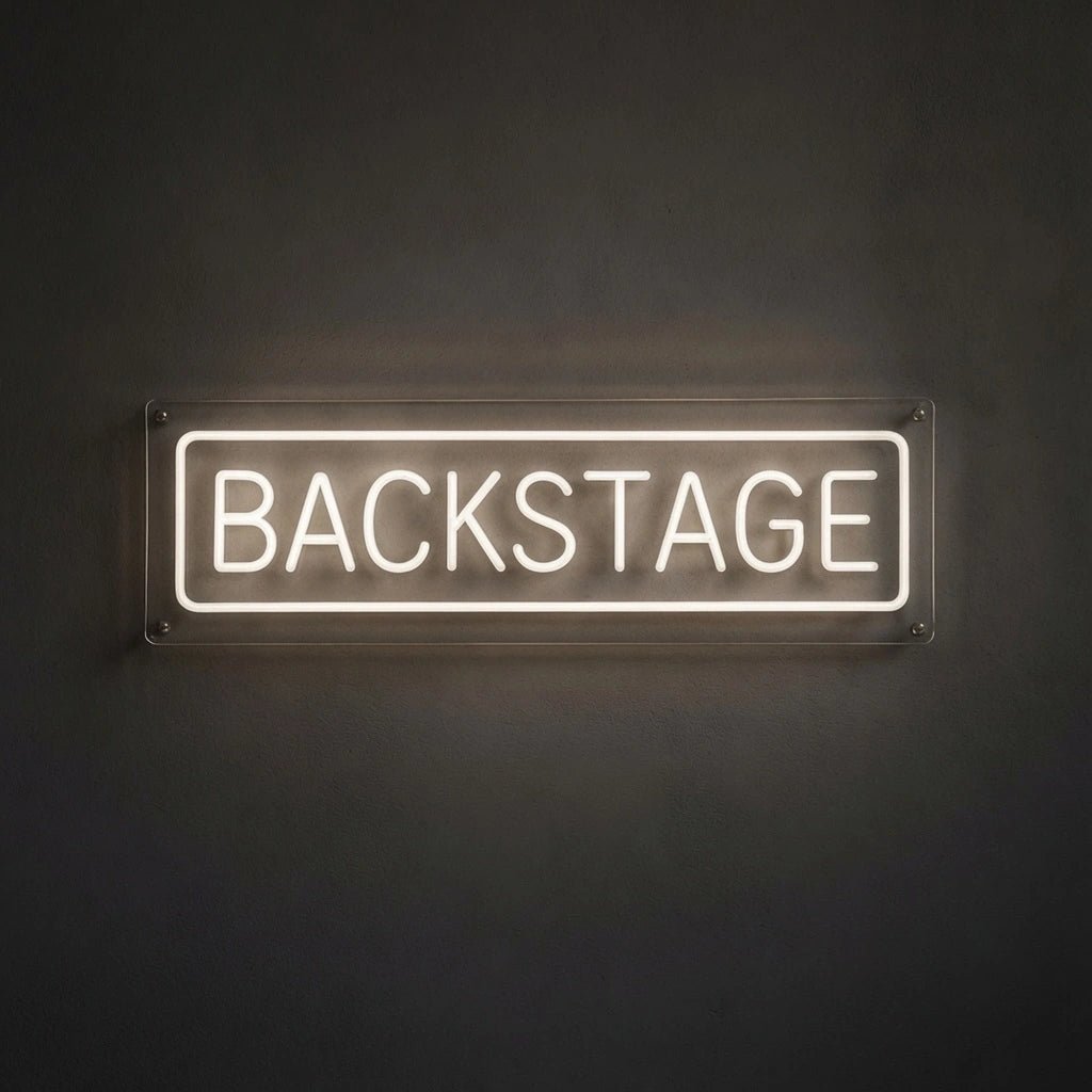 Backstage LED Neon Sign - Shineneon