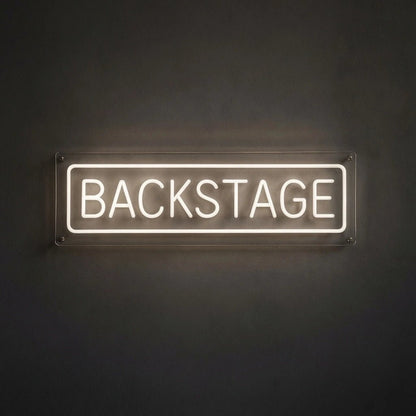 Backstage LED Neon Sign - Shineneon