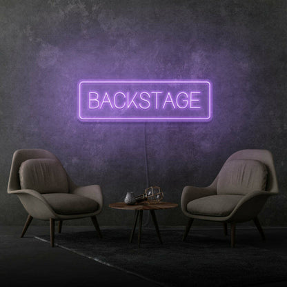 Backstage Neon Behind The Scenes Glamour - Shineneon
