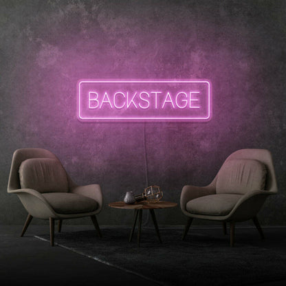Backstage Neon Behind The Scenes Glamour - Shineneon