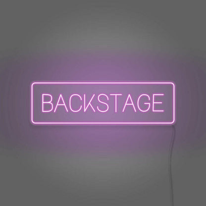 Backstage Neon Behind The Scenes Glamour - Shineneon