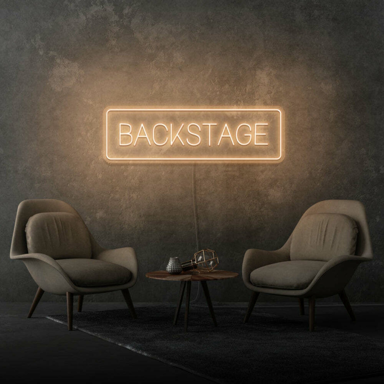 Backstage Neon Behind The Scenes Glamour - Shineneon